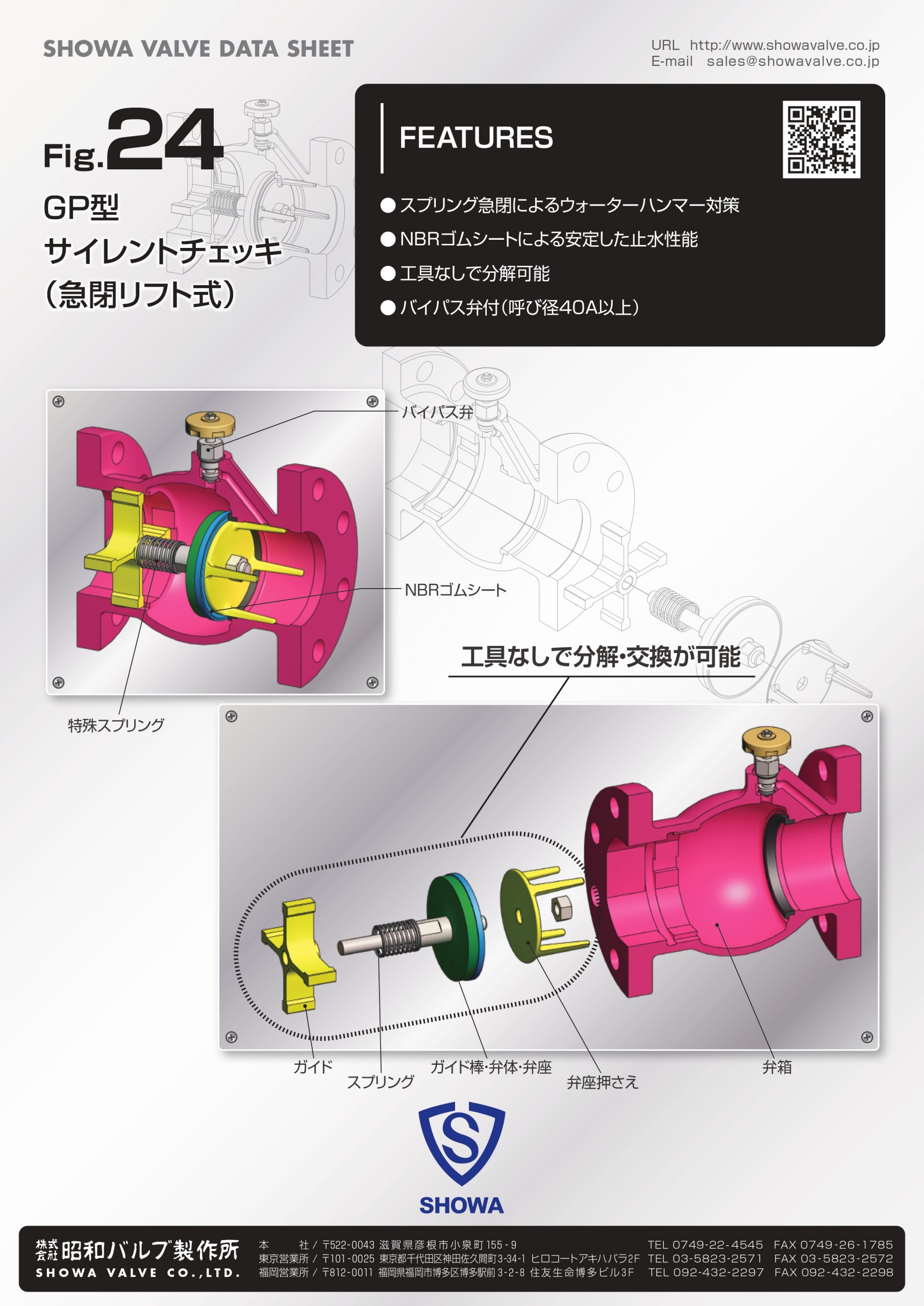 GP型サイレントチェッキ